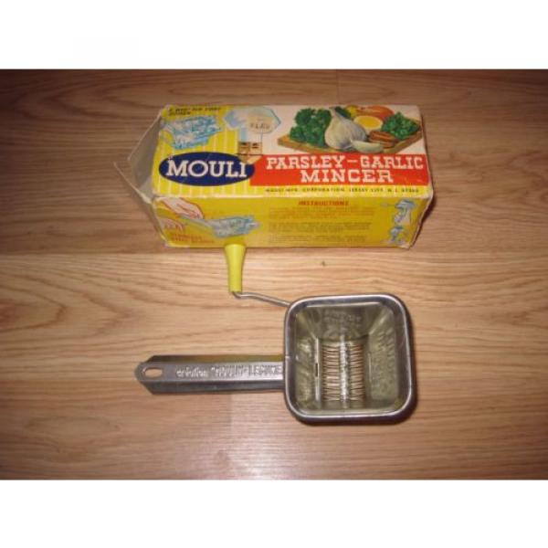 Vintage 1950 Mouli Parsley-Garlic Kitchen Mincer/Steel Construction/Free Ship! #1 image