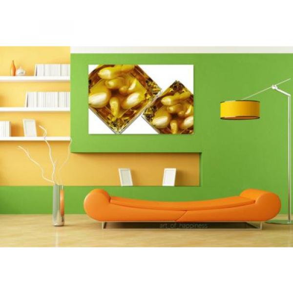 Stunning Poster Wall Art Decor Garlic Oil Glass Inserted 36x24 Inches #4 image